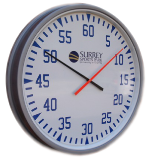 Pace Training Clock (Round Cased Battery or 240v)
