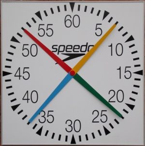 3 Speedo 4 Handed Pace Clock (Euro Style)