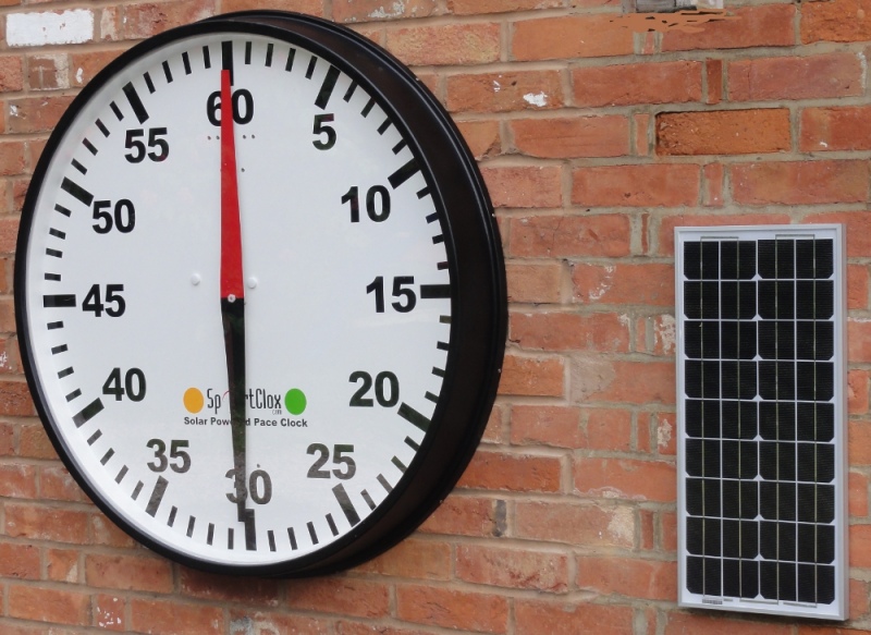 Solar Powered Pace Clock